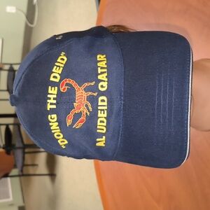 "DOING THE DEID" AL UDEID QATAR Air Force Air Base Military Strapback Hat Cap
